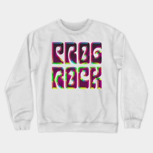 Prog Rock / Psychedelic Type Art Crewneck Sweatshirt